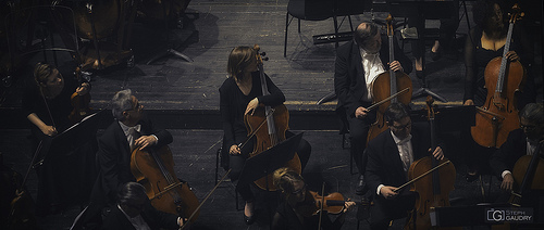 Opéra  Liège - en attendant le chef d'orchestre