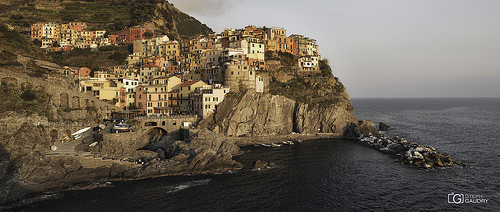 Tramonto a Manarola nelle Cinque Terre (ITA)