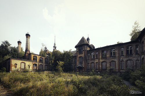 Beelitz Heilstatten - Arrière du pavillon des hommes