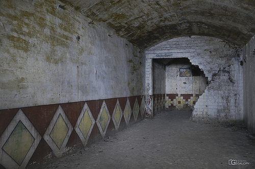 Logement officiers (chambre du Cdt) dans l'ancienne poudrière de gauche.