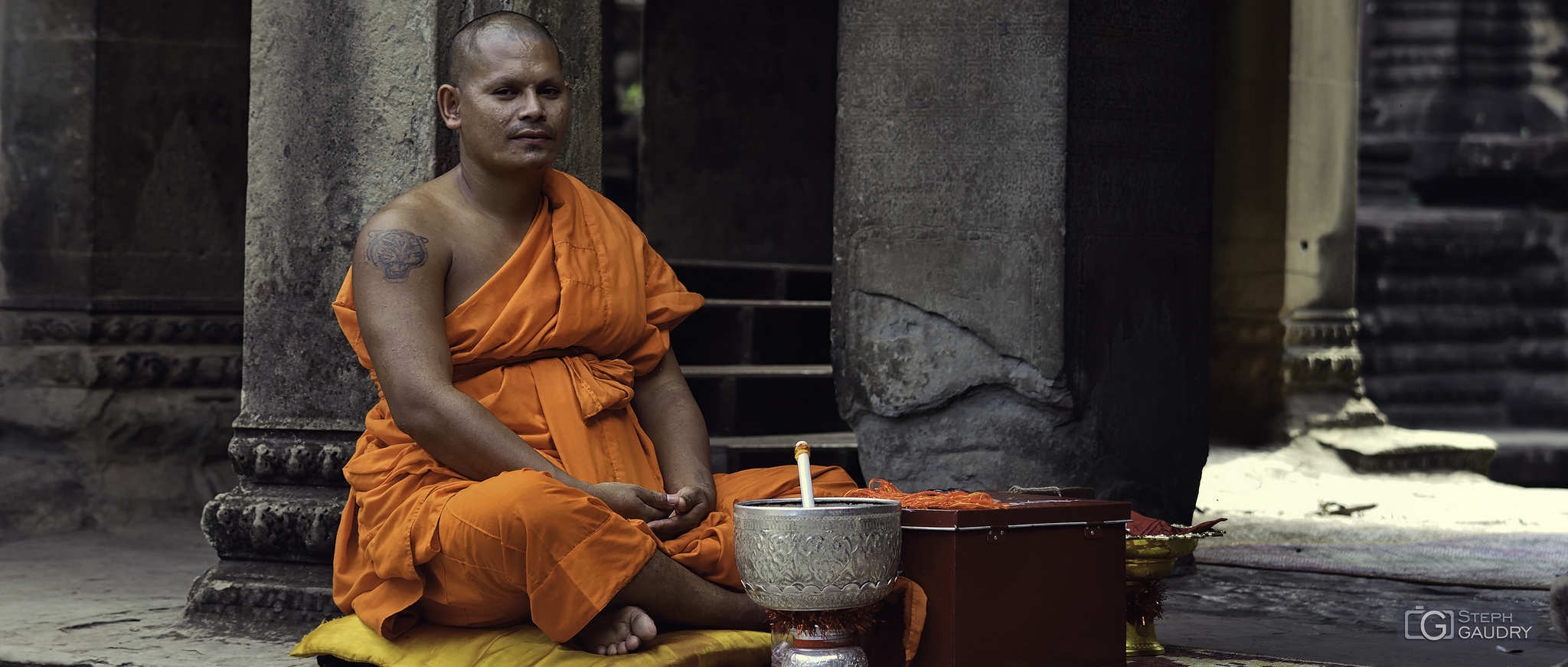 Cambodge / Le tigre Zen