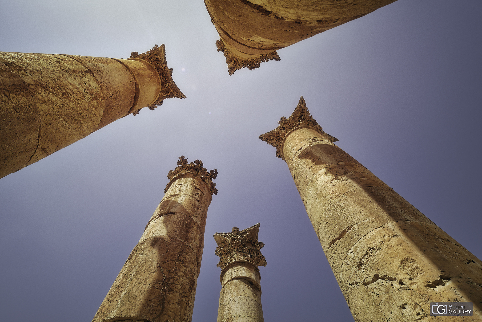 Le ciel de Jerash [Klik om de diavoorstelling te starten]