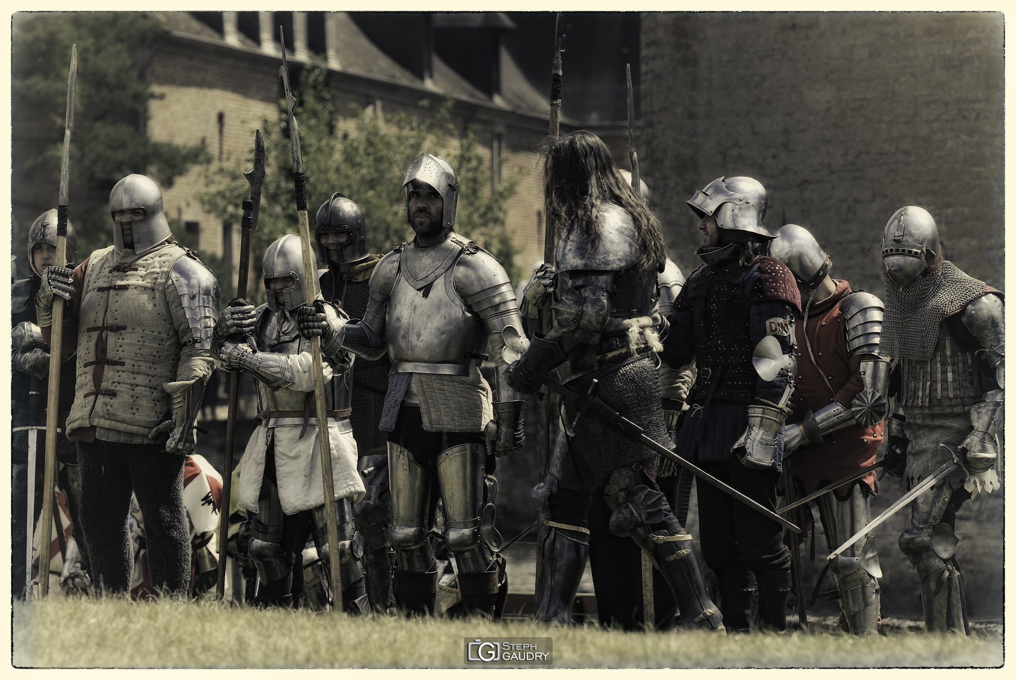 Médiéval / Revue des troupes