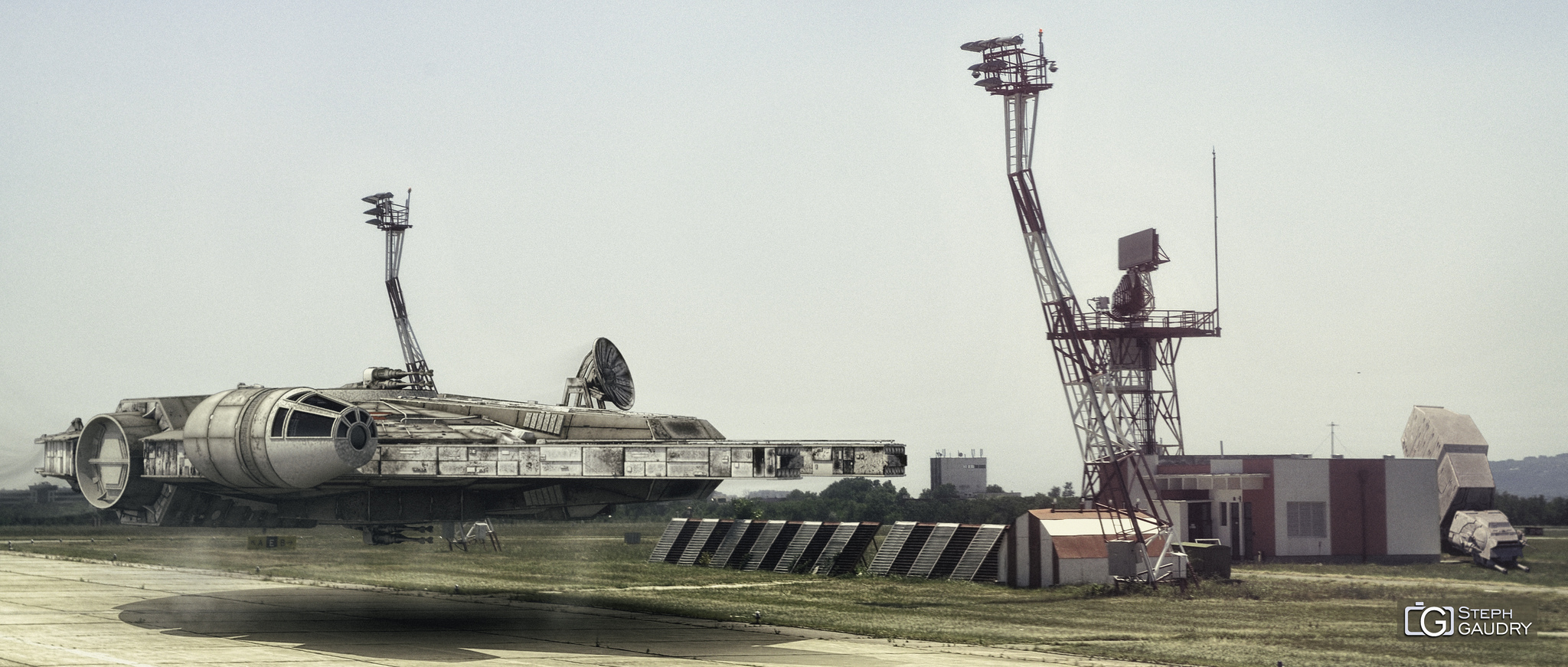 Les délires / Milenium falcon landing...