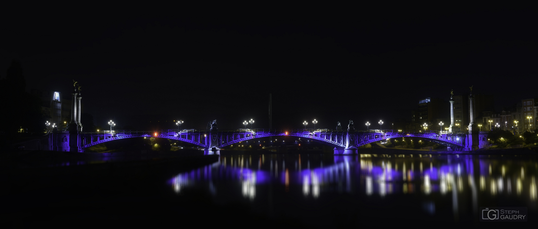 Liège, le pont de Fragnée [Click to start slideshow]