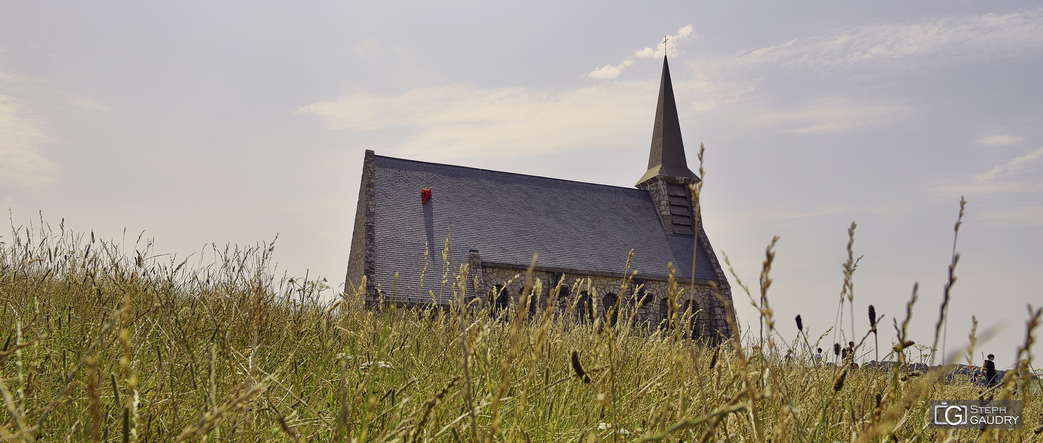 Côte d'Opale, et Normandie / Etretat - chapelle Notre Dame de la Garde - 2018_07_27_134440