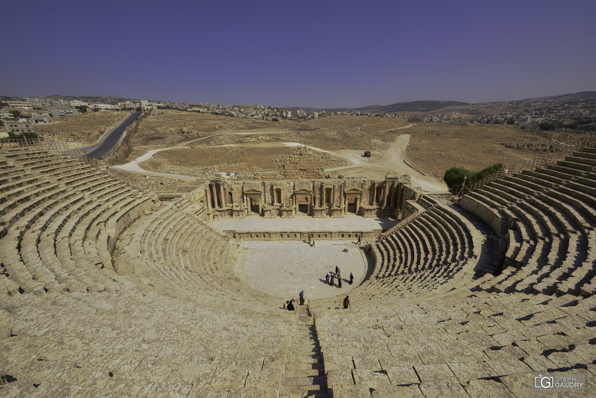 Jerash - Théâtre Sud [Click to start slideshow]