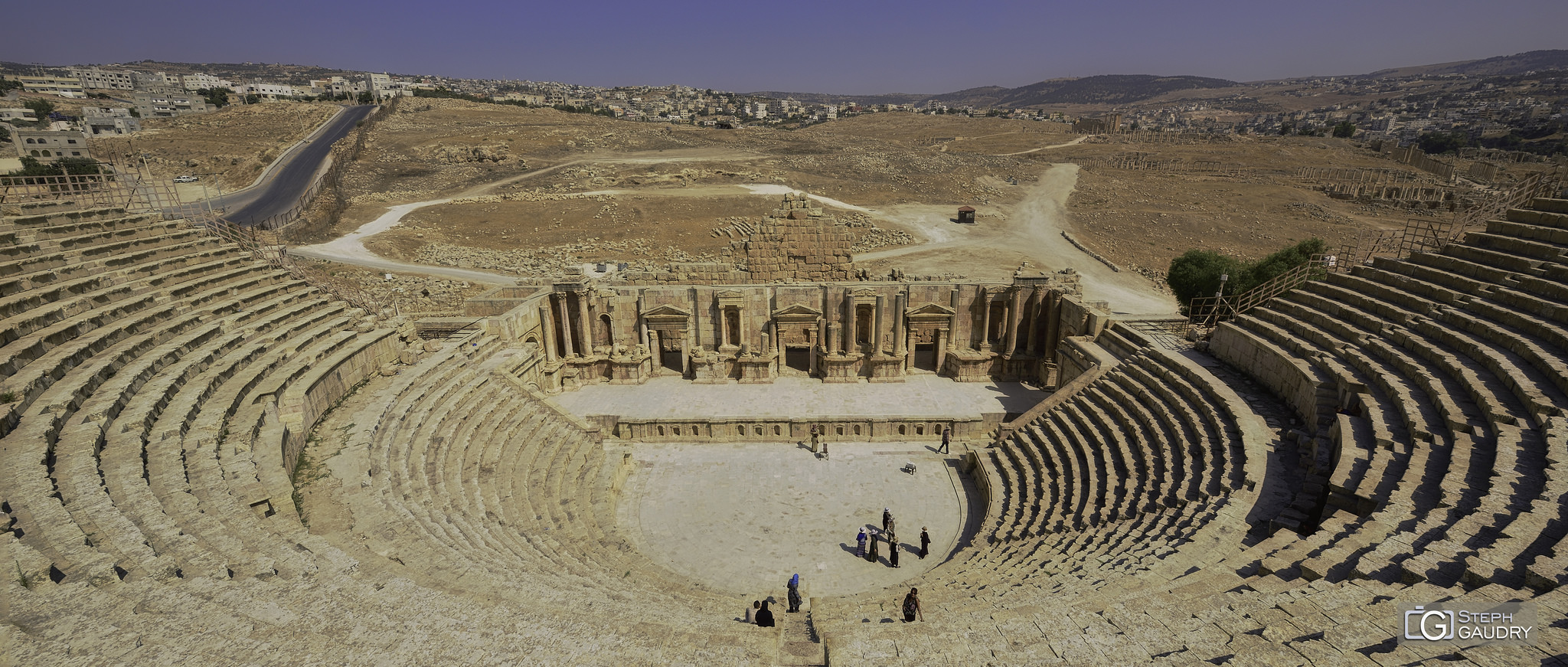 Jerash - Théâtre Sud [Click to start slideshow]
