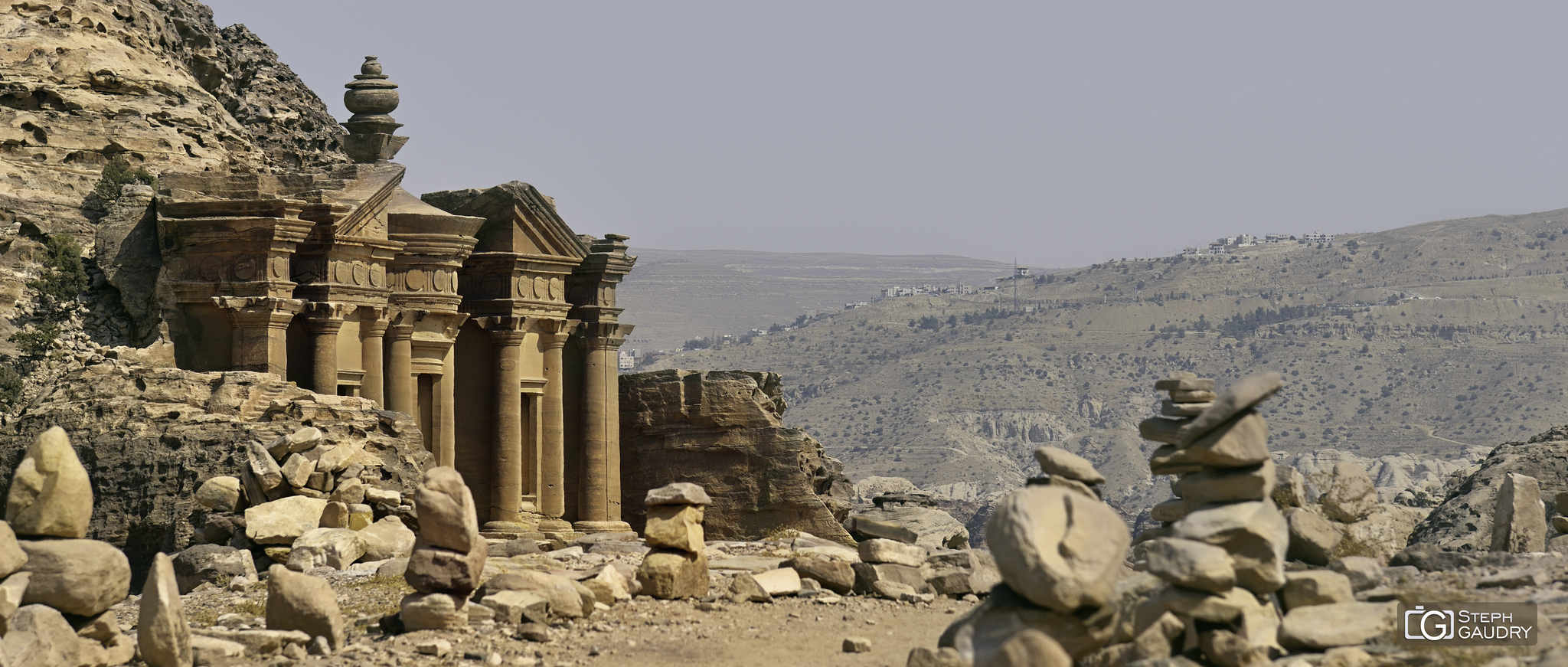 Jordanie / Al Deir - partie supérieure du monastère