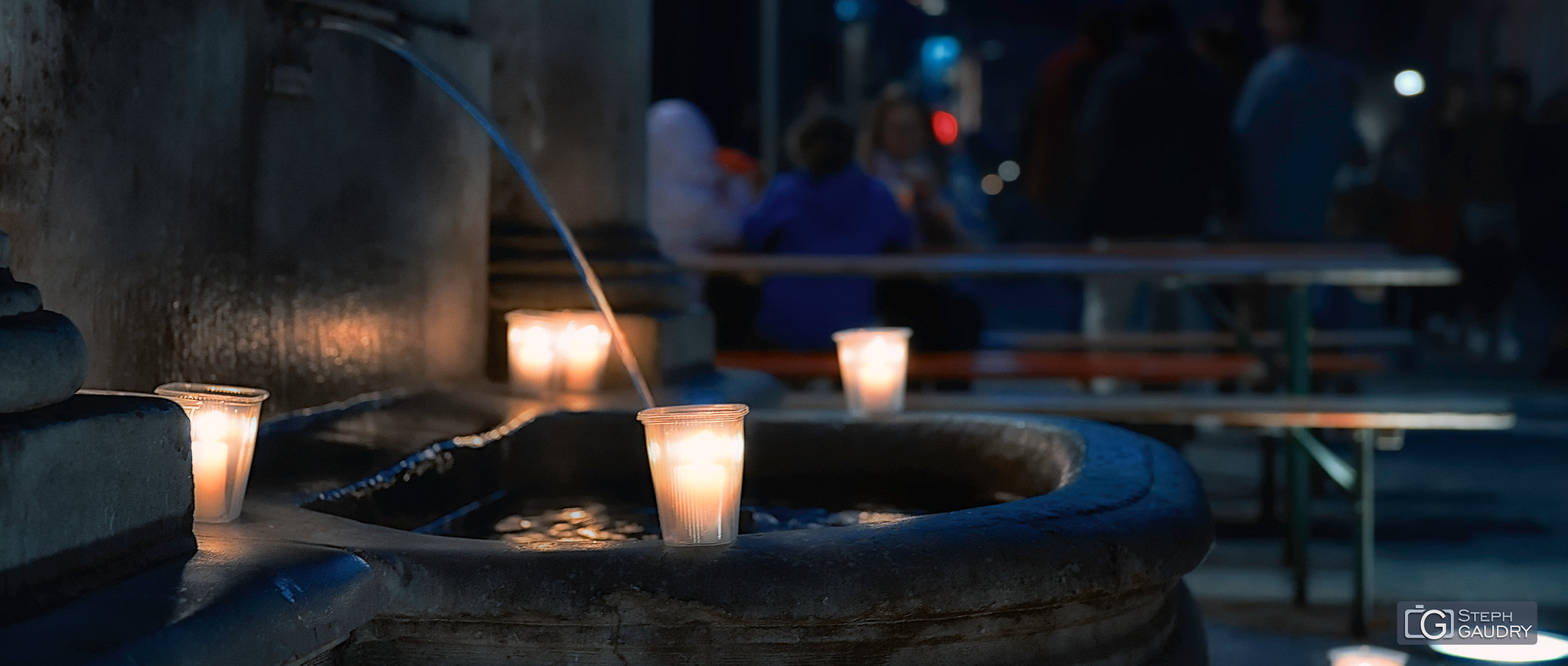 Nocturne des coteaux @ Fontaine Saint-Jean-Baptiste (face Nord) [Cliquez pour lancer le diaporama]