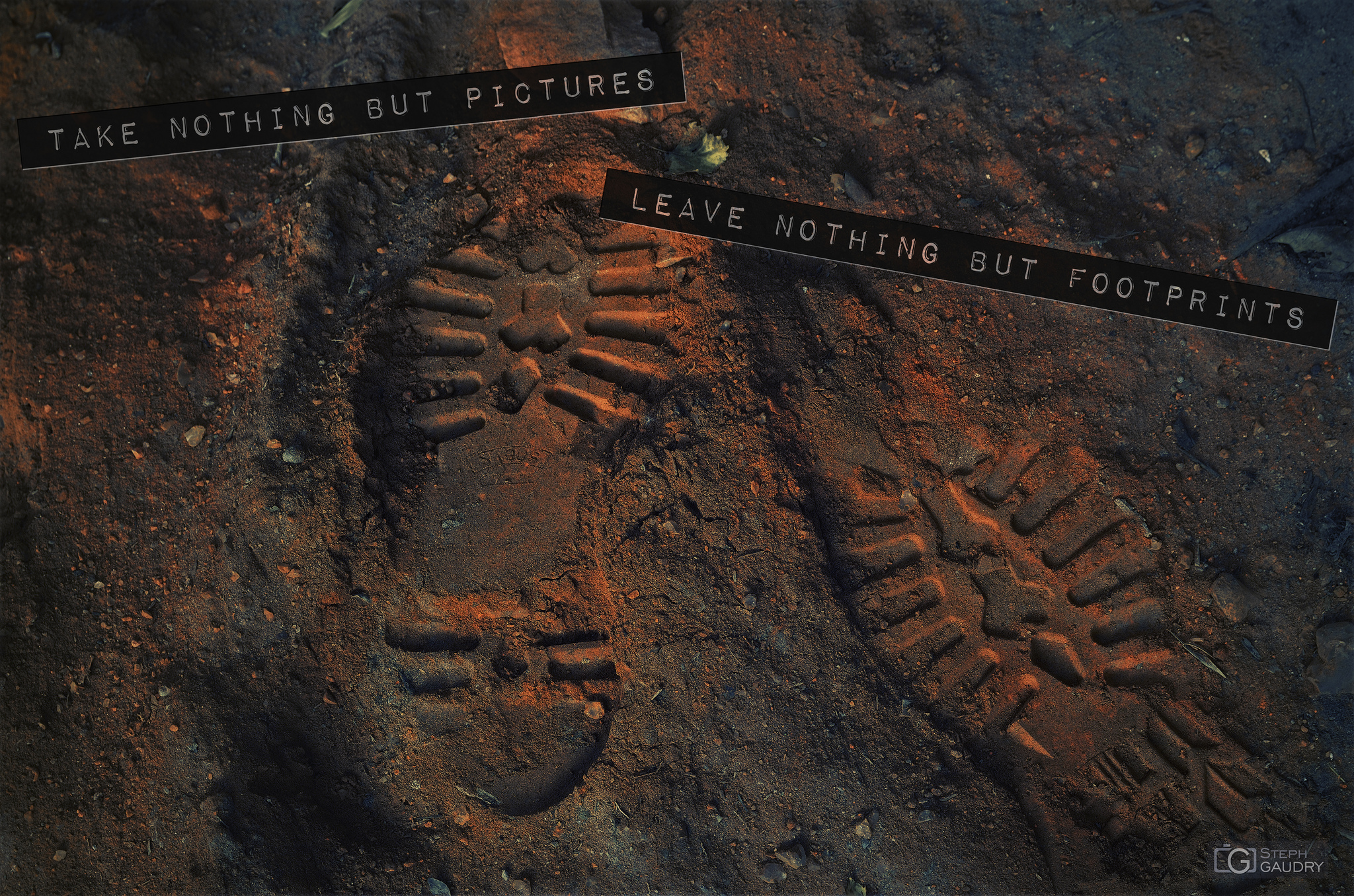 Take nothing but pictures, leave nothing but footprints [Klicken Sie hier, um die Diashow zu starten]