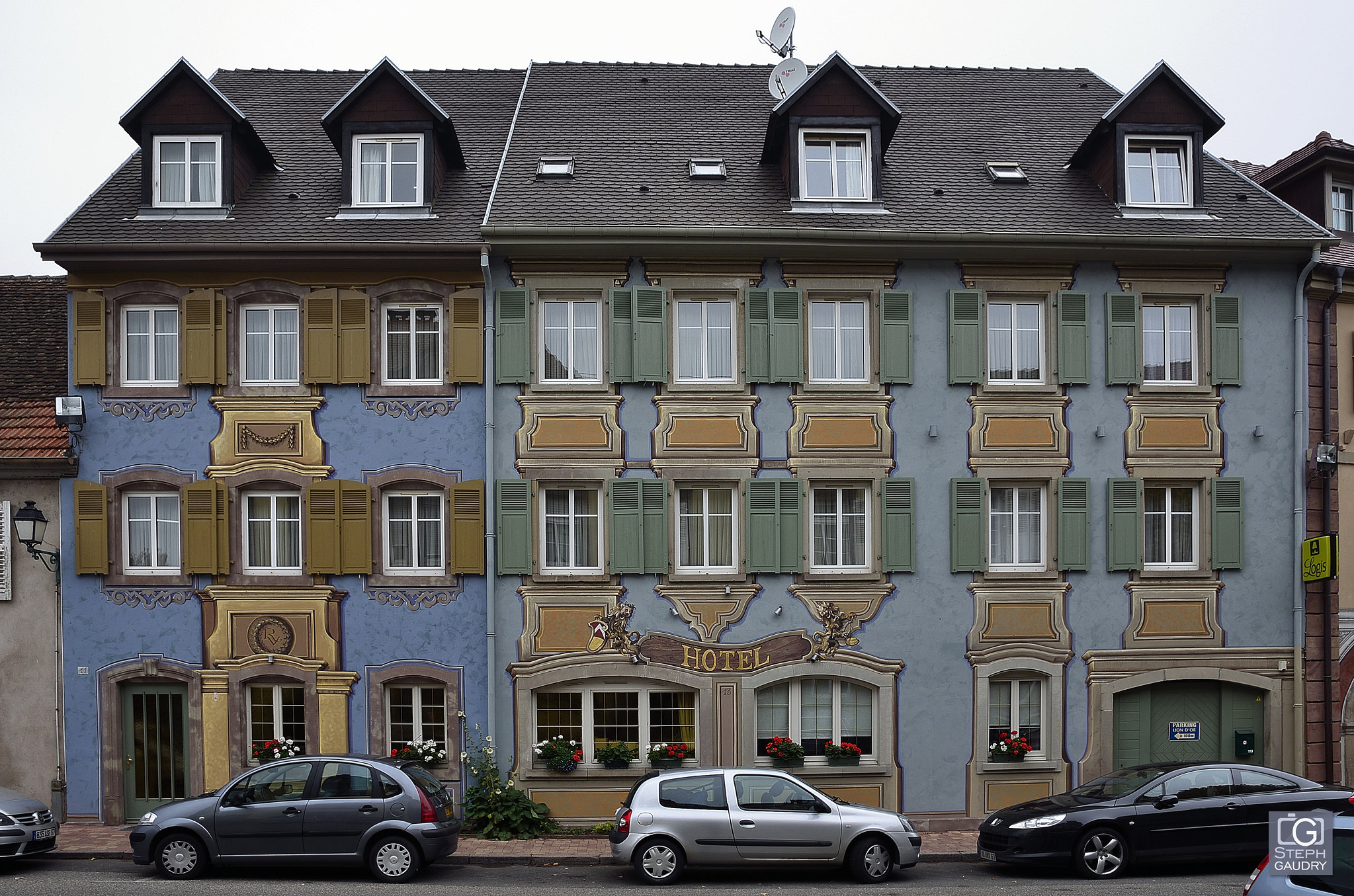 Alsace / Hôtel trompe l'oeil