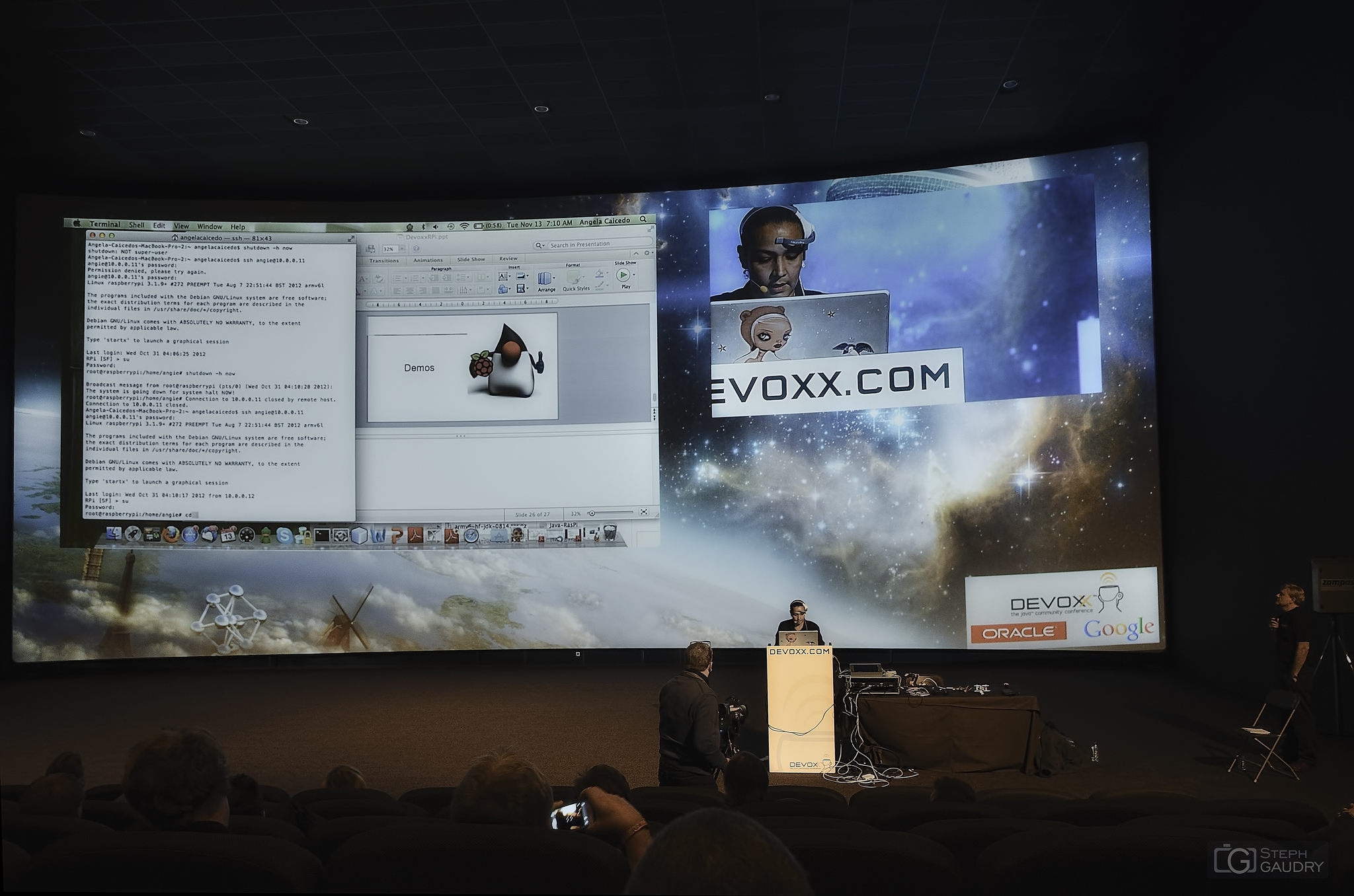 Devoxx - Raspberry Pi demo [Click to start slideshow]