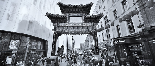 Chinatown Gate (BW)