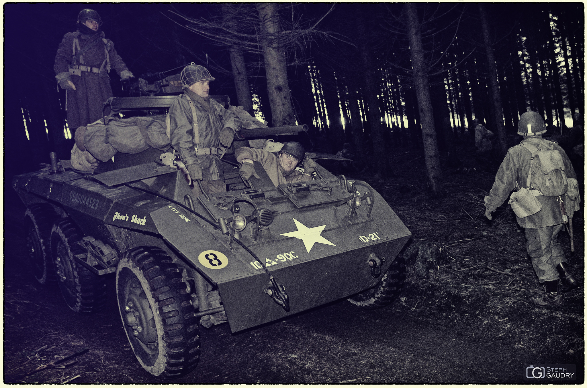 Bataille des Ardennes - Vintage / Progression dans les bois de Recogne
