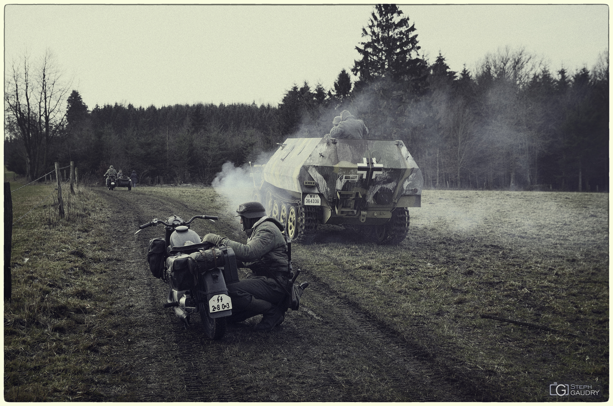 Bataille des Ardennes - Vintage / Mouvements des troupes allemandes - vintage