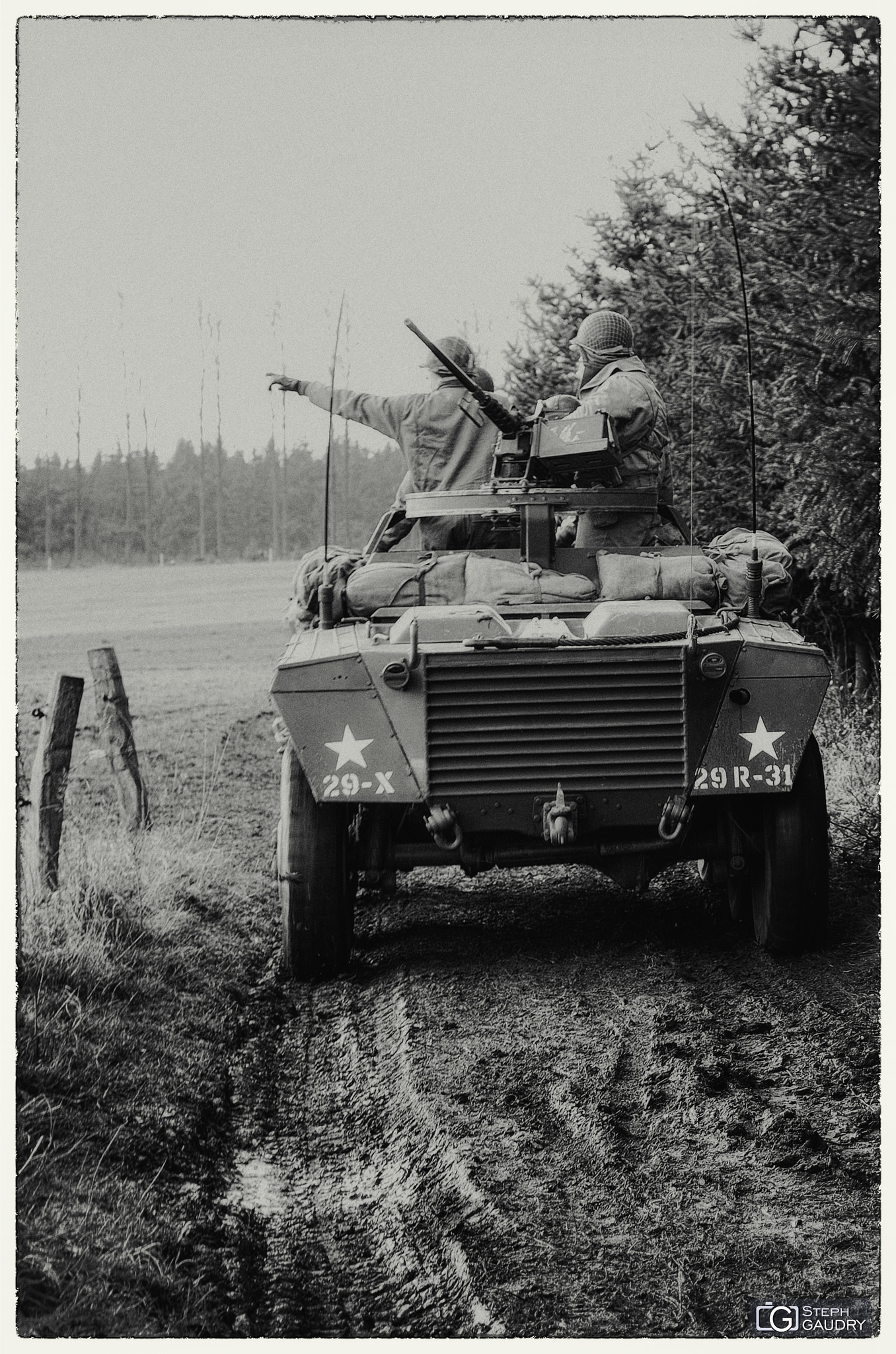 Bataille des Ardennes - Vintage / U.S. progression - BW