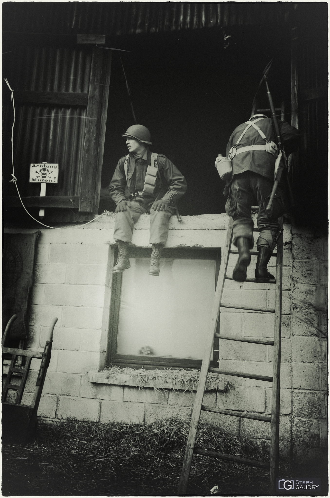 Bataille des Ardennes - Vintage / Achtung Minen