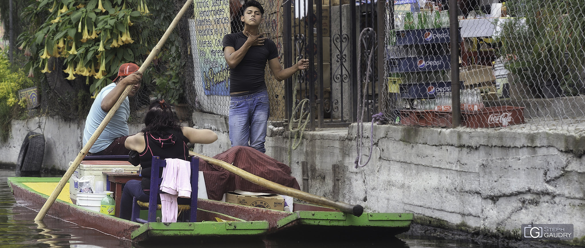 Sur les canaux de Xochimilco (MEX) [Klicken Sie hier, um die Diashow zu starten]