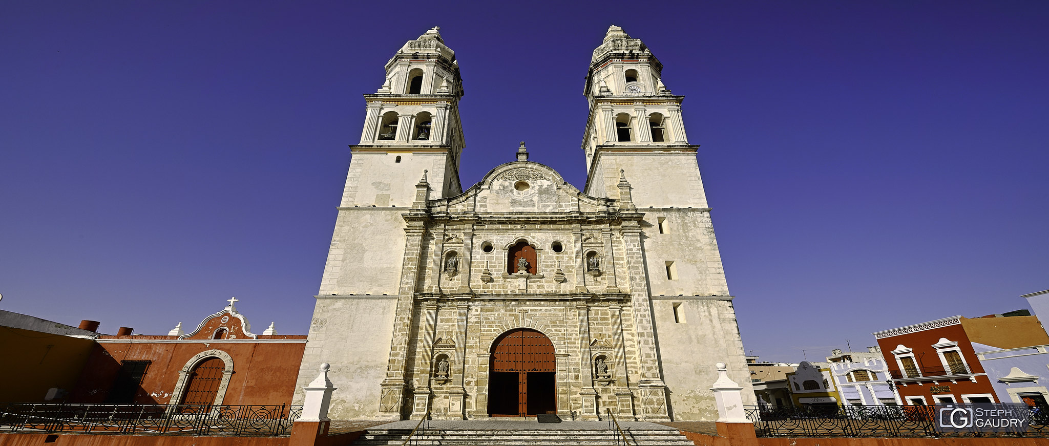 Cathédrale Notre-Dame de l'Immaculée Conception à Campeche [Cliquez pour lancer le diaporama]