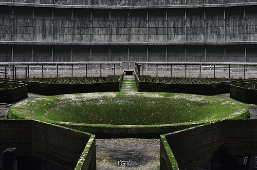 Cooling tower, the receptacle