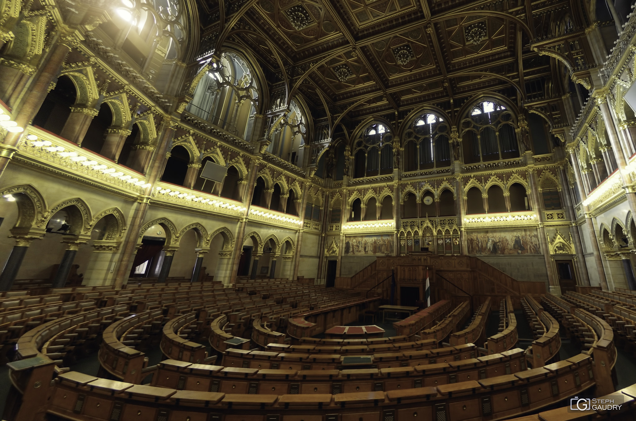 Hungarian Parliament Building (flat version) [Klicken Sie hier, um die Diashow zu starten]