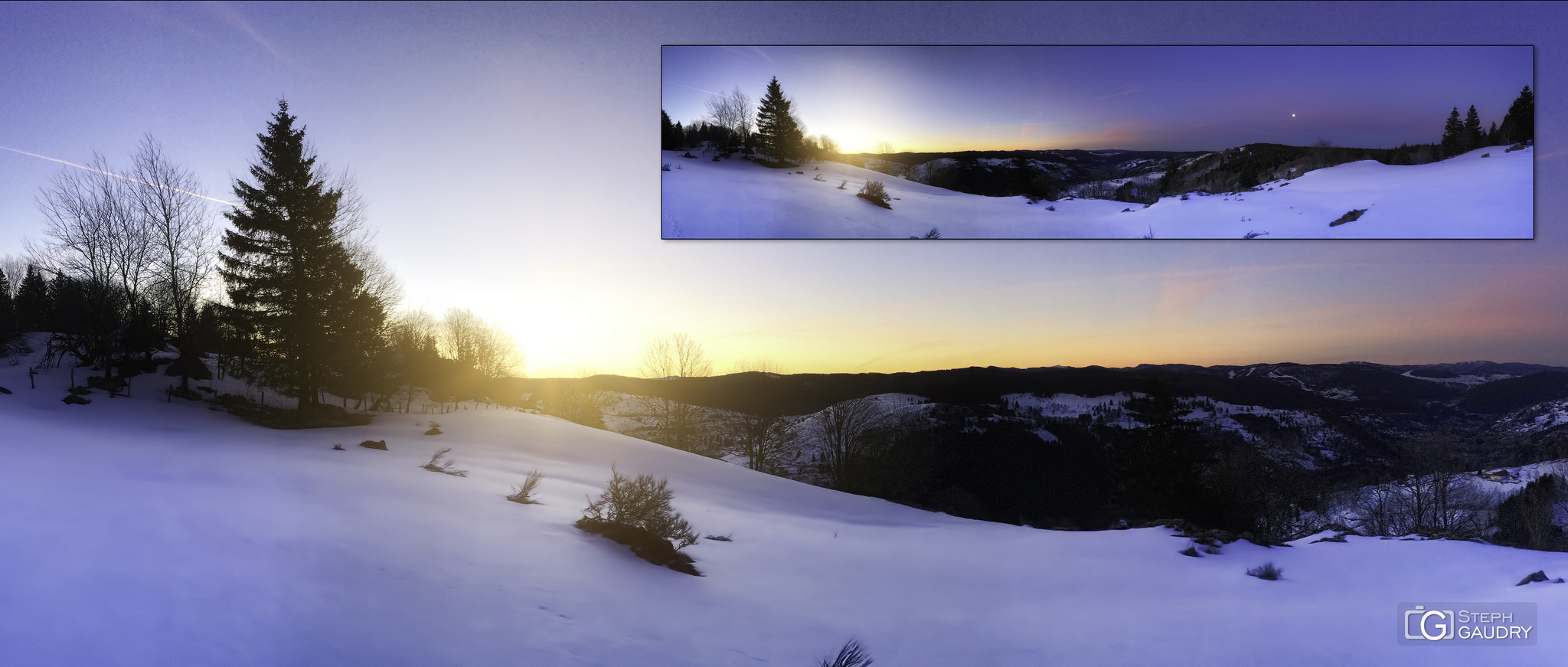 iPhone panorama - La Bresse [Cliquez pour lancer le diaporama]