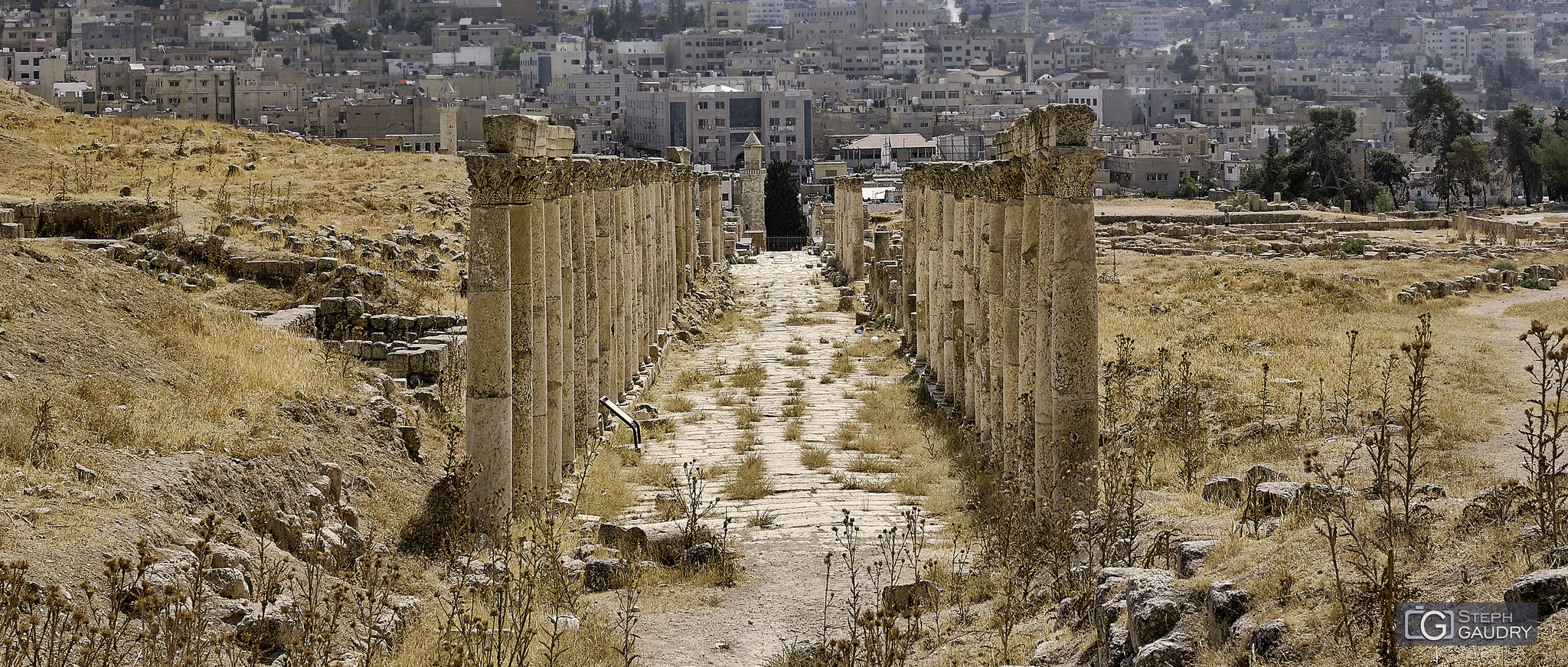 Jerash - Decumanus [Click to start slideshow]