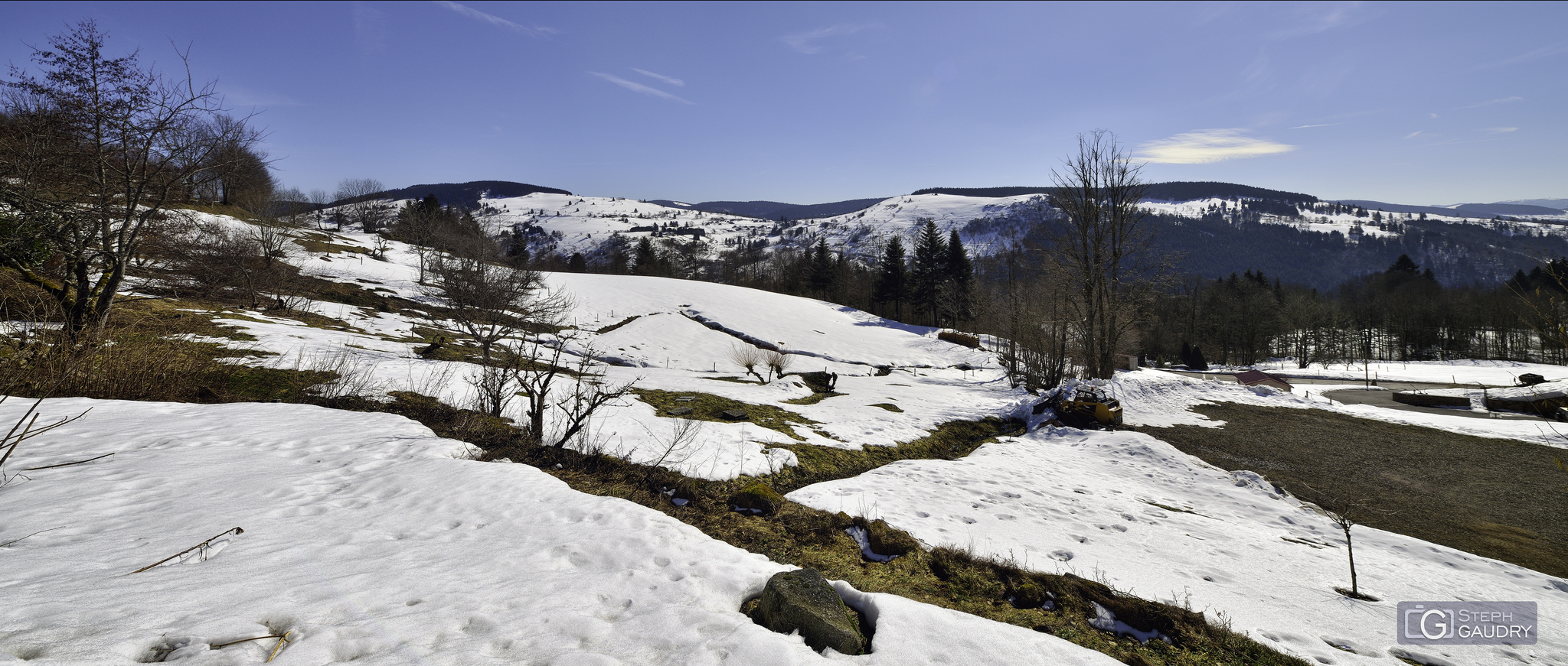 La Bresse 2015 / La Bresse - la vue depuis le gîte