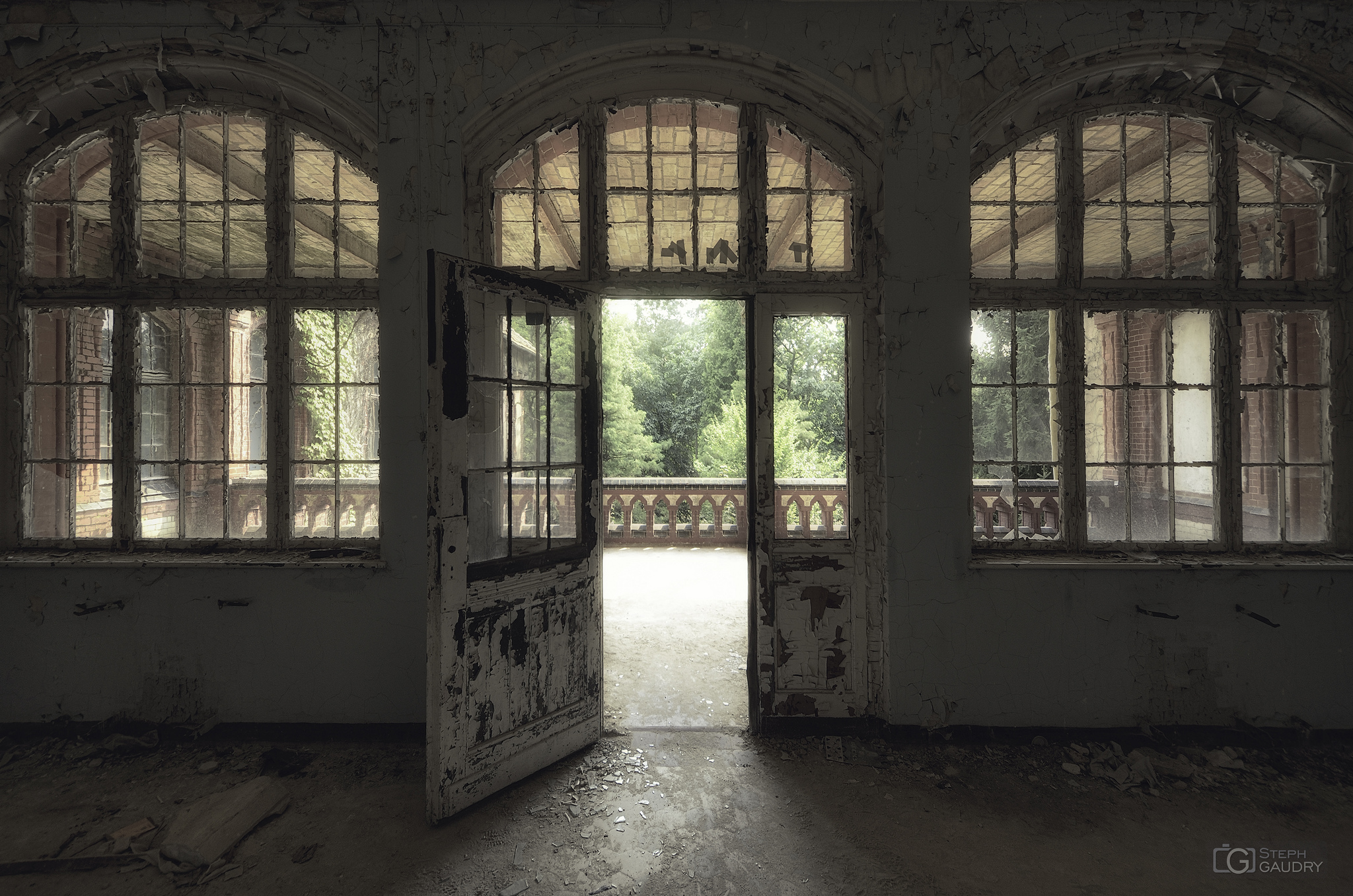 Beelitz Heilstatten - les terrasses [Cliquez pour lancer le diaporama]