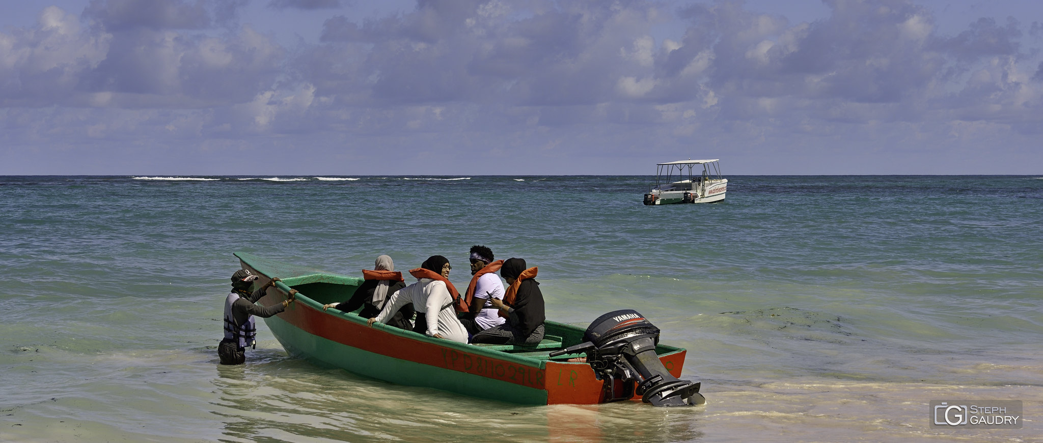 Embarquement dans la mer des Caraïbes [Cliquez pour lancer le diaporama]