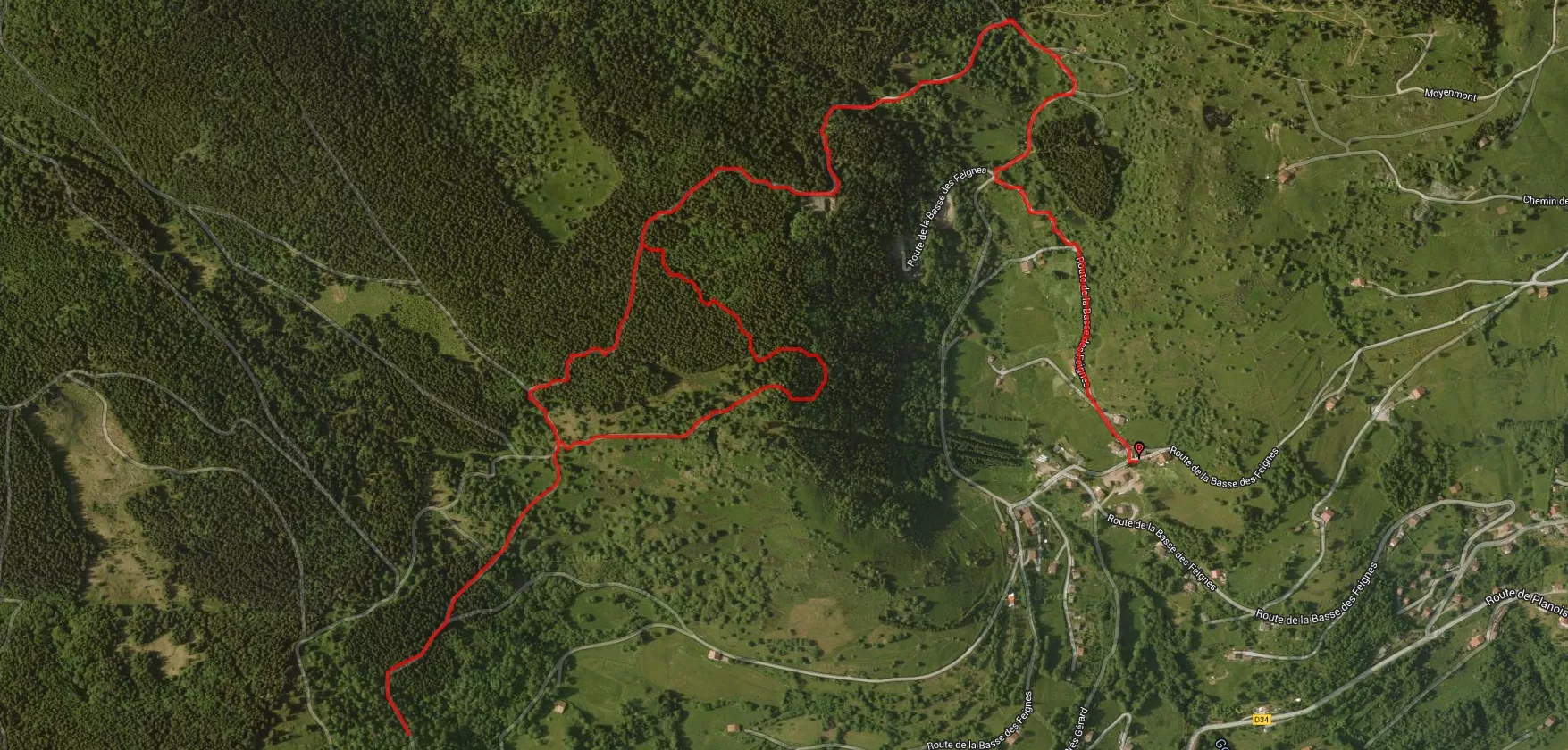 Tracé du parcours du soir 20150307-3