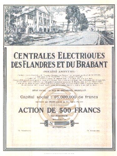 Action centrales électriques des Flandres et du Brabant