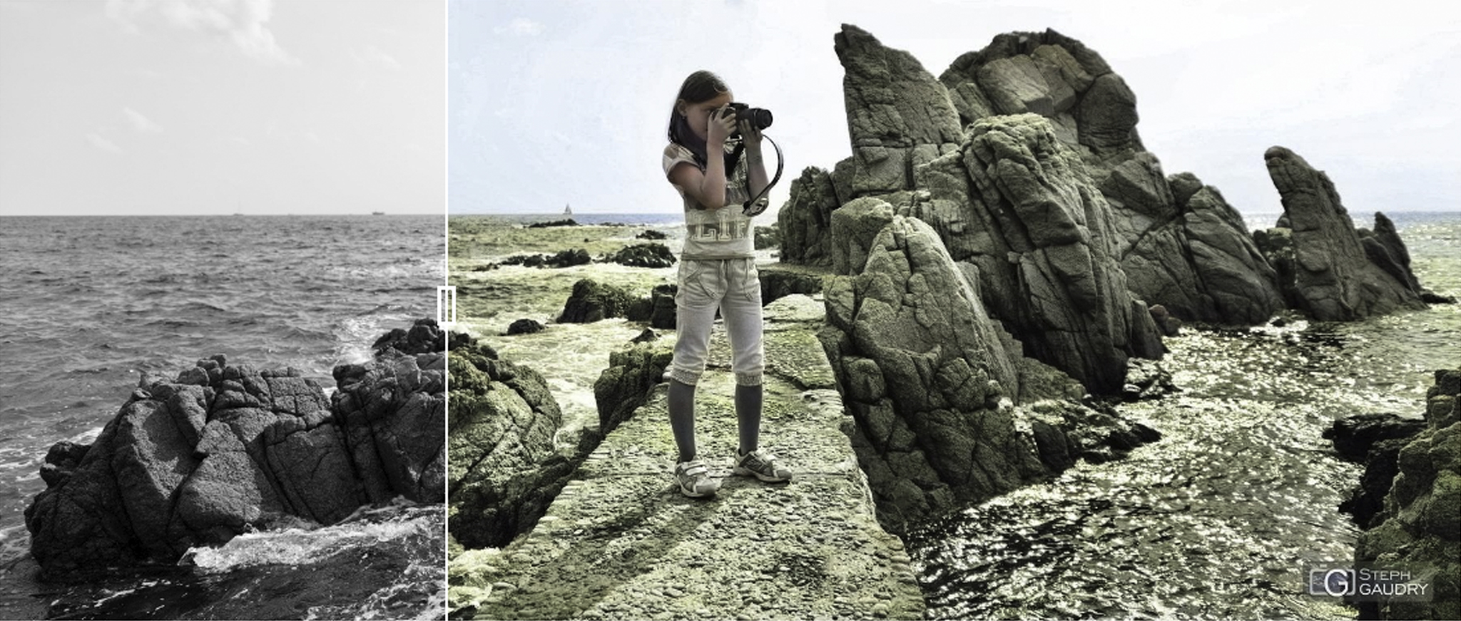 Essai de colorisation d'une photo noir et blanc Essai de colorisation d'une photo noir et blanc