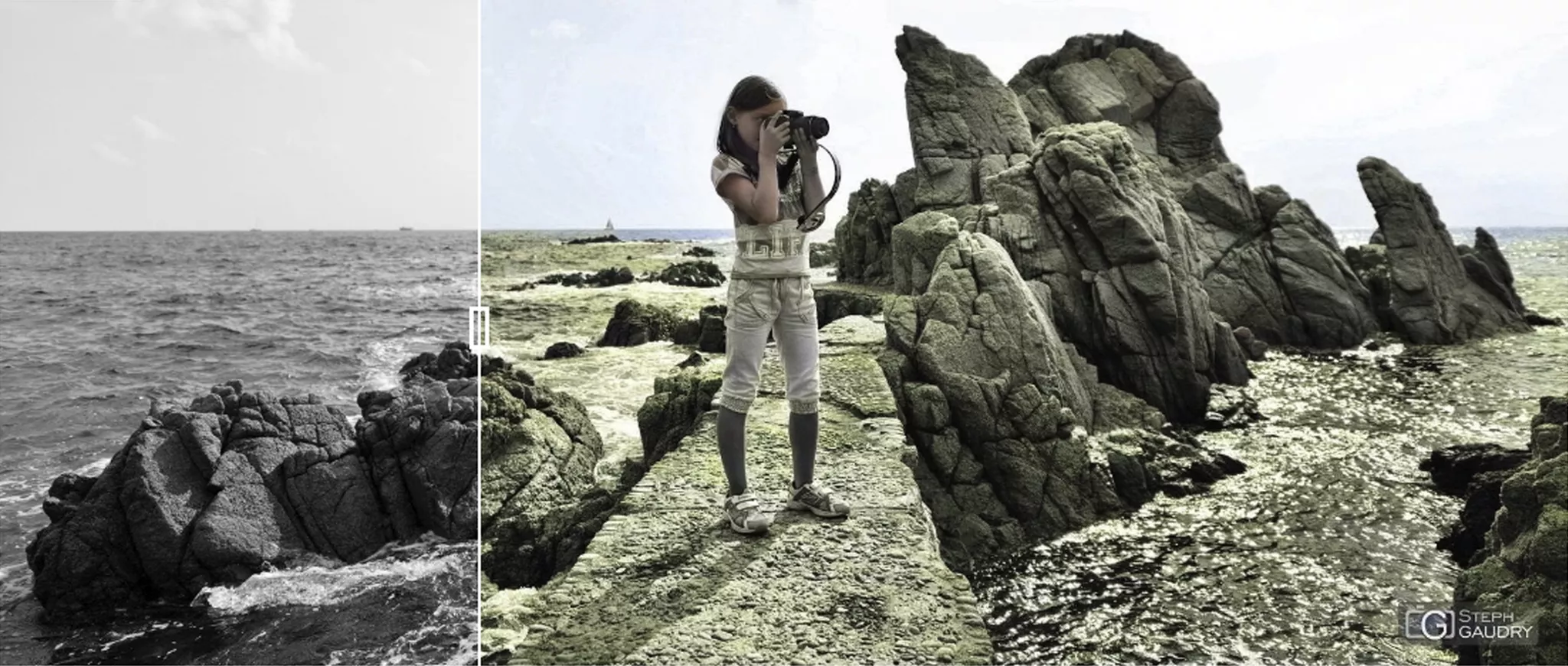 Essai de colorisation d'une photo noir et blanc