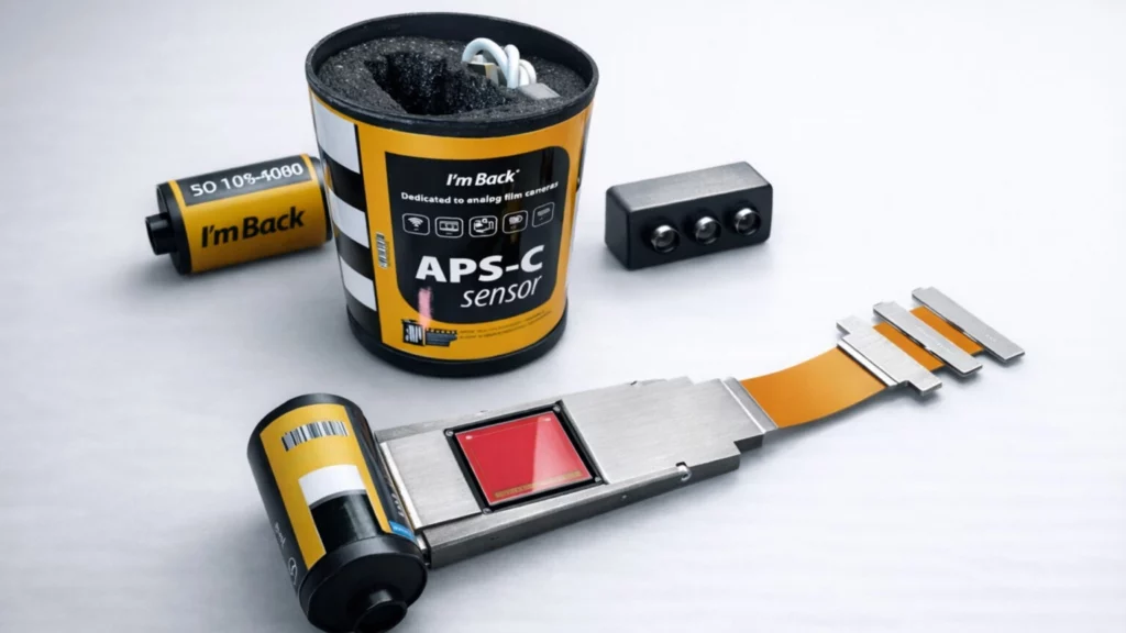 I'm Back Roll APS-C - vue éclatée de la cartouche numérique