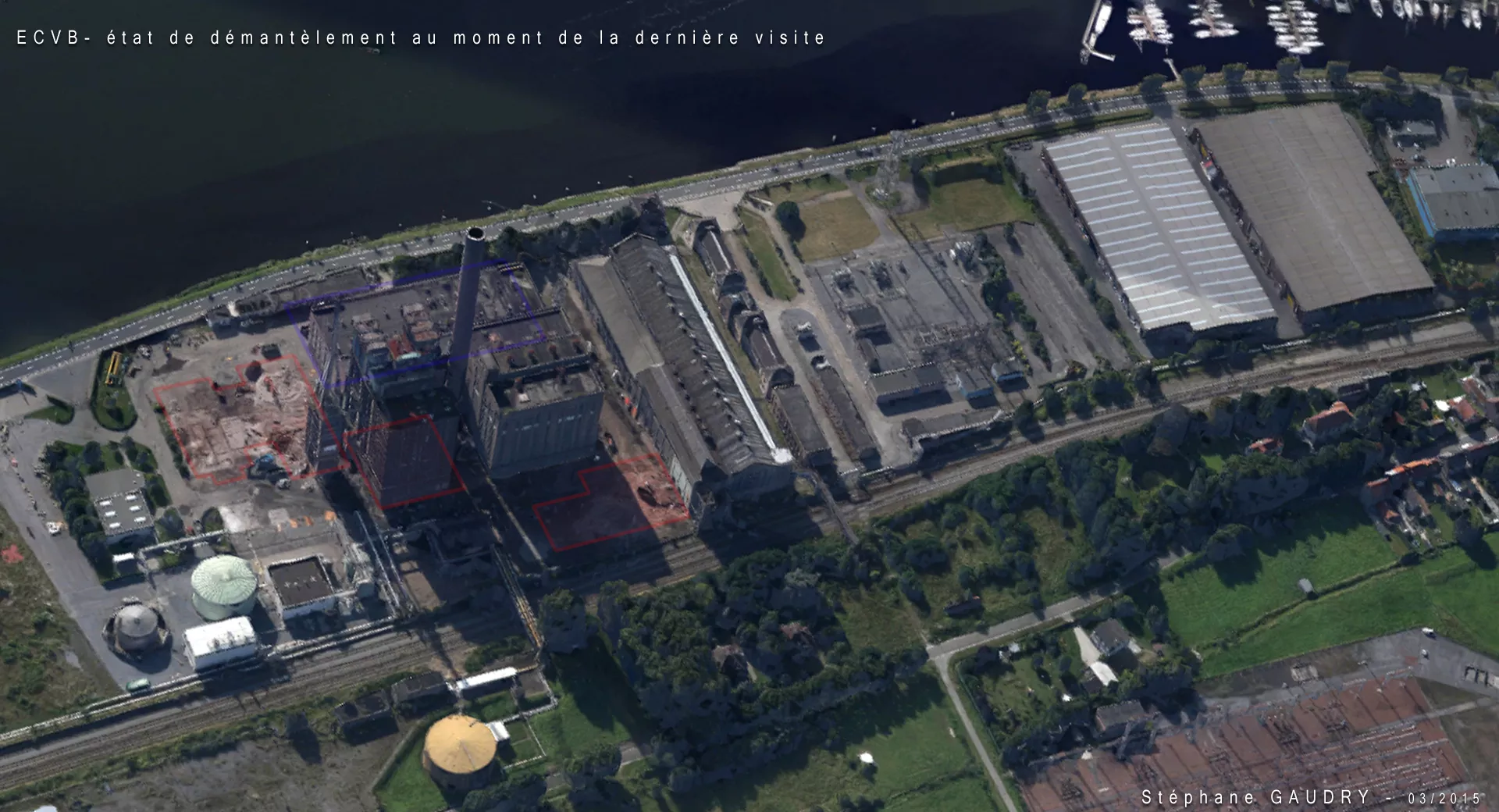 Vue 3D de la centrale électrique ECVB lors de ma dernière visite