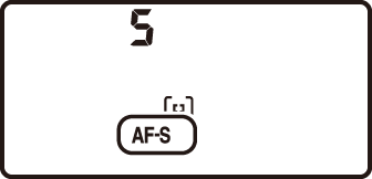 Mode AF dans l'écran de contrôle