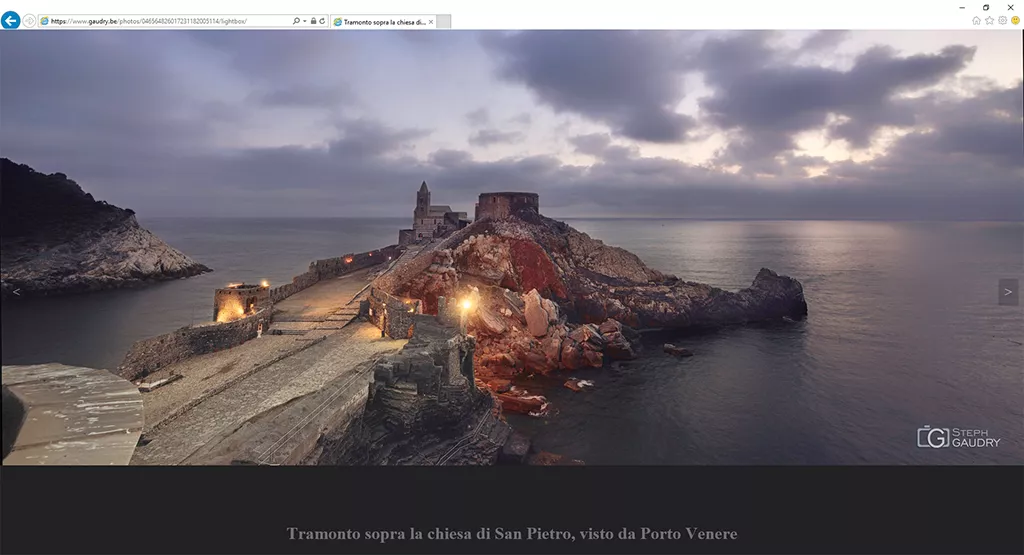 Cliquez sur la photo pour afficher le diaporama en meilleure qualité Capture d'écran de la photo vue en mode lightbox