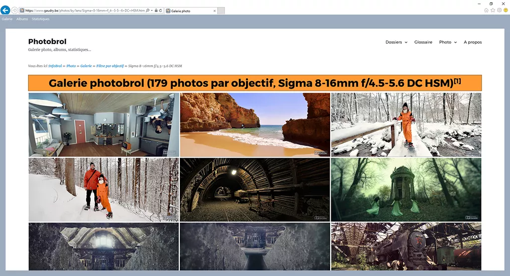 Un autre exemple de metadonnée : l'objectif